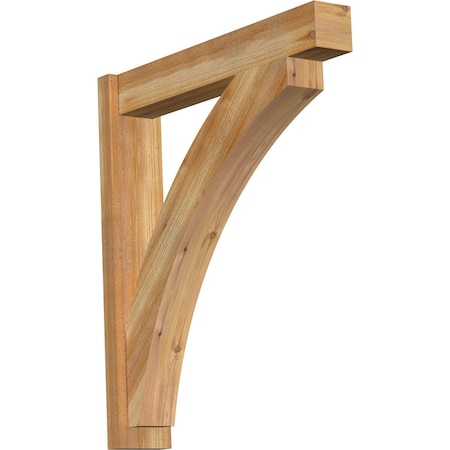 Thorton Block Rough Sawn Outlooker, Western Red Cedar, 6W X 32D X 36H